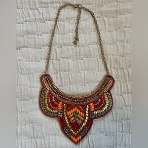 Bohemian Beaded Necklace - Multicolor
